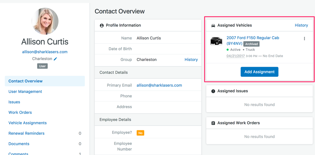 Improvements to Managing Contacts and Users