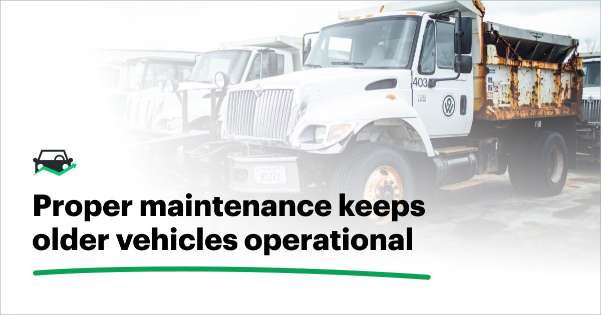 Proper maintenance keeps older vehicles operational