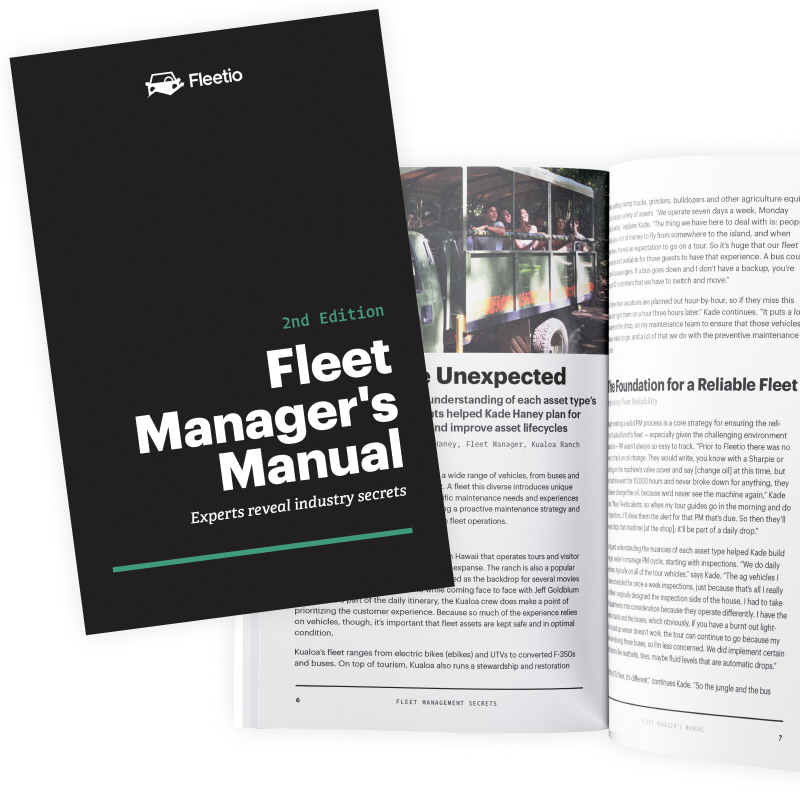 Fleetio's fleet management software