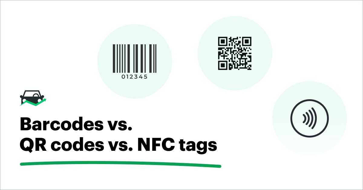 Barcodes vs. QR codes vs. NFC tags