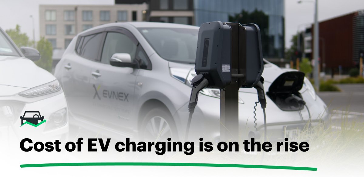 Cost of EV charging is on the rise