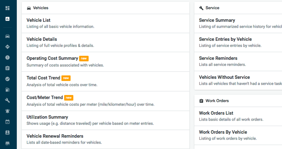 Just Released— Cost Summary and Trend Reports