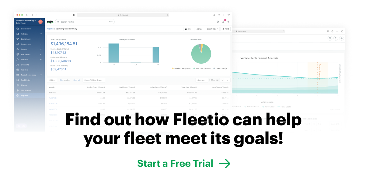 start your free Fleetio trial today