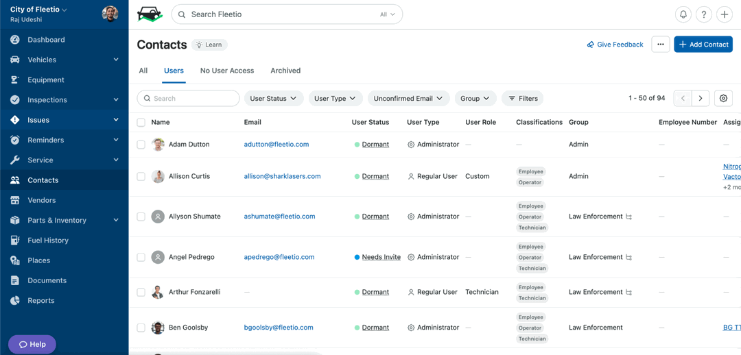 Managing Contacts in Fleetio Just Got Easier!