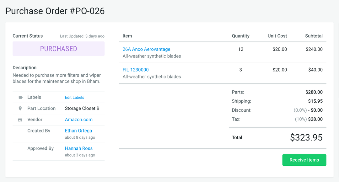 New Feature: Purchase Orders