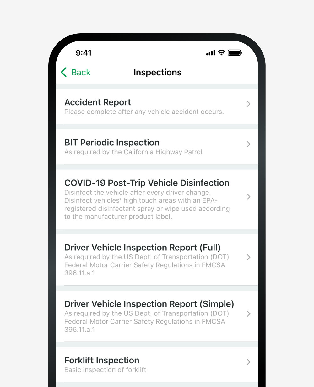 Example of viewing an vehicle details in Fleetio.