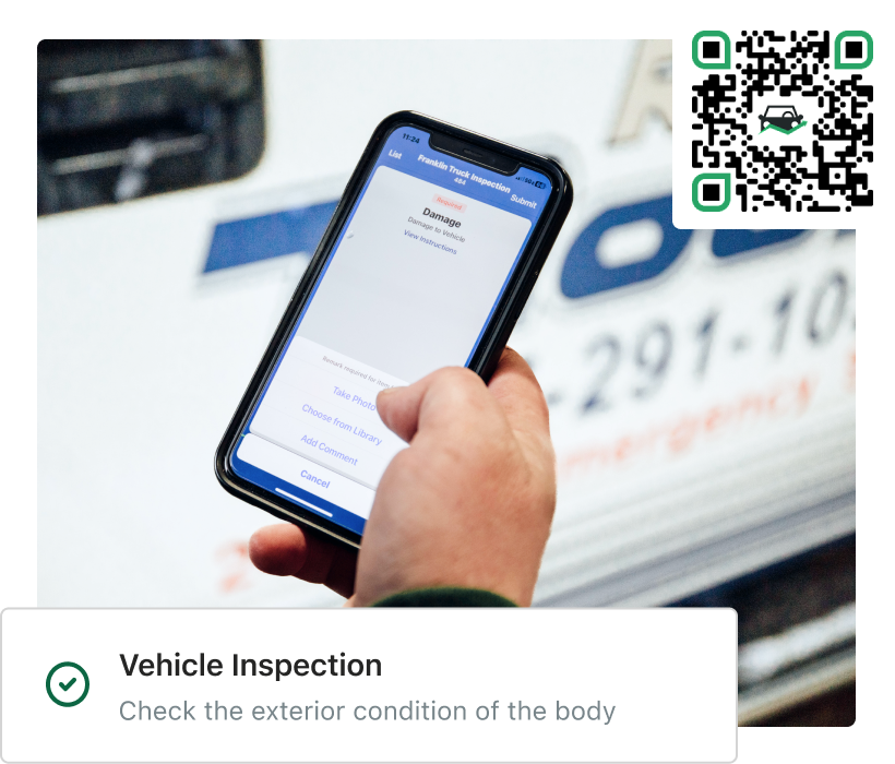 Fleetio's fleet management app simplifies the vehicle inspection process with eDVIRs.