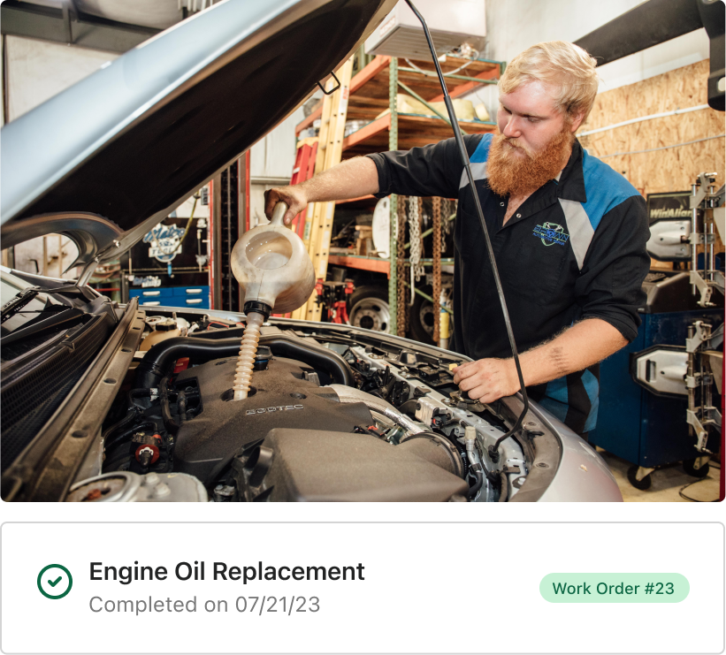 Vehicle Service History using Fleetio Go
