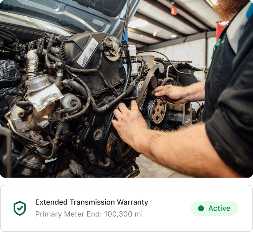 Fleet technician performs routine maintenance with help of Fleetio's maintenance schedules