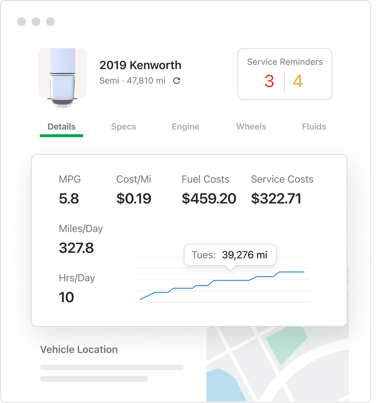 Manage your fleet’s assets with Fleetio’s asset management system.