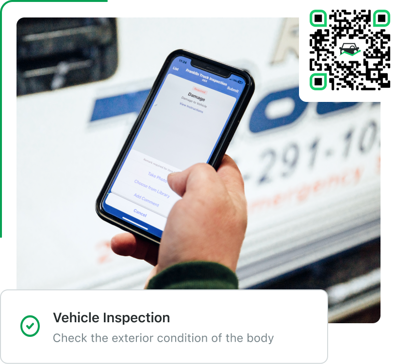 Fleetio's fleet management app simplifies the vehicle inspection process with eDVIRs.