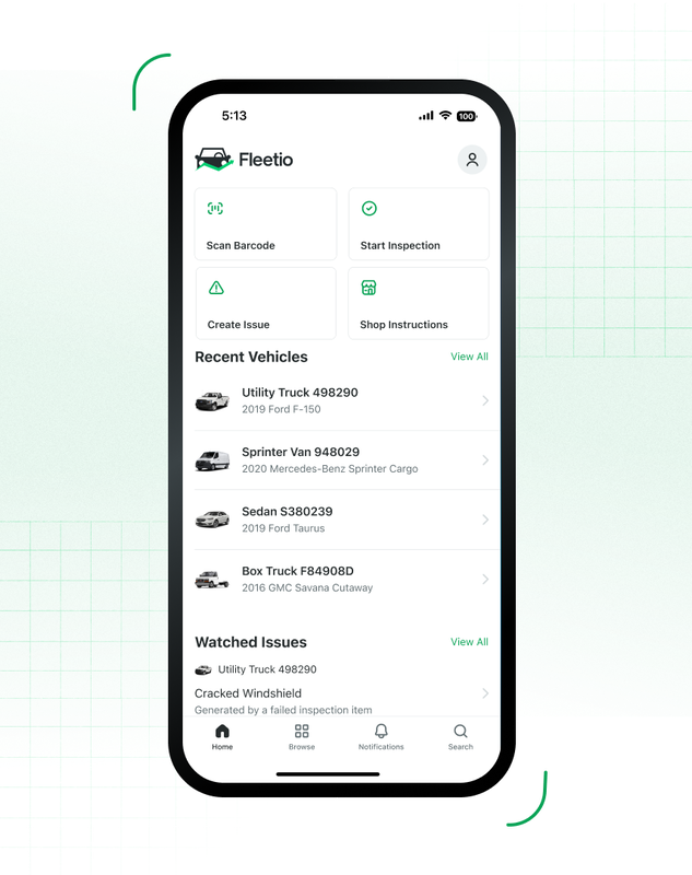 Fleetio Mobile App