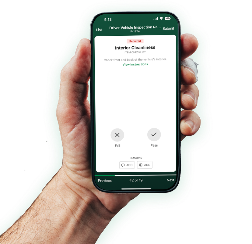 Fleetio Go mobile app displaying a work order.