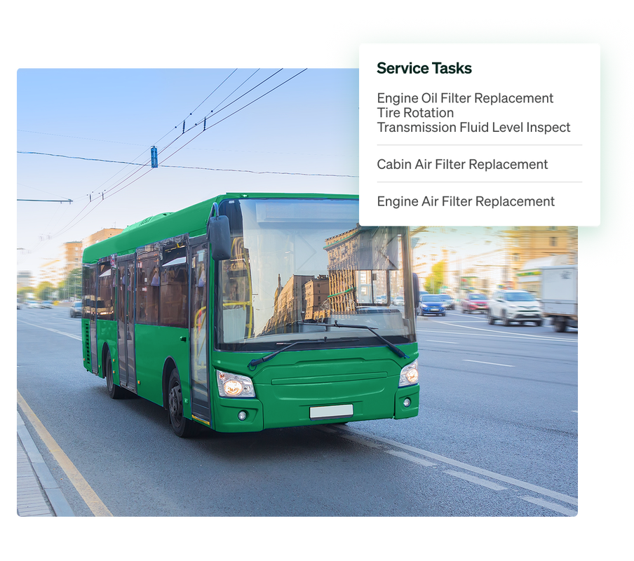 Monitoring a higher education fleet's preventive maintenance status.
