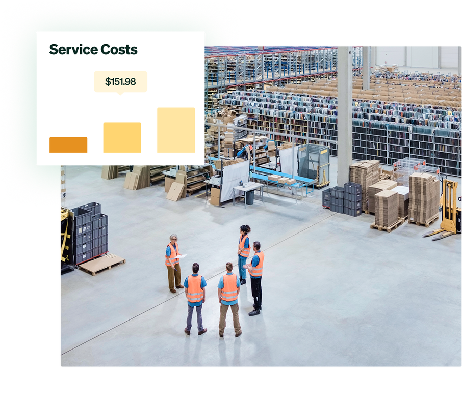Cost of ownership for manufacturing fleets using fleet management software.