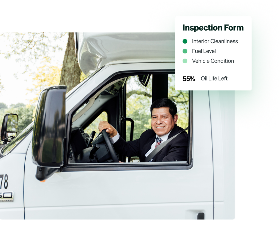 Monitoring a transportation fleet's preventive maintenance status.