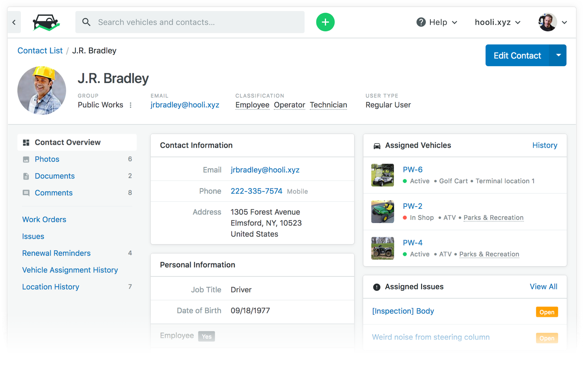 contact profile new image
