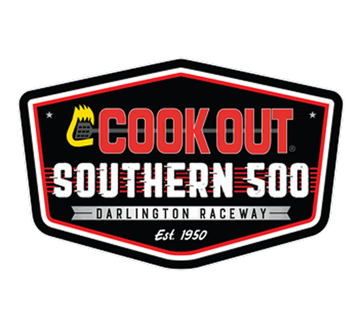Cook Out Southern 500 Darlington Raceway logo