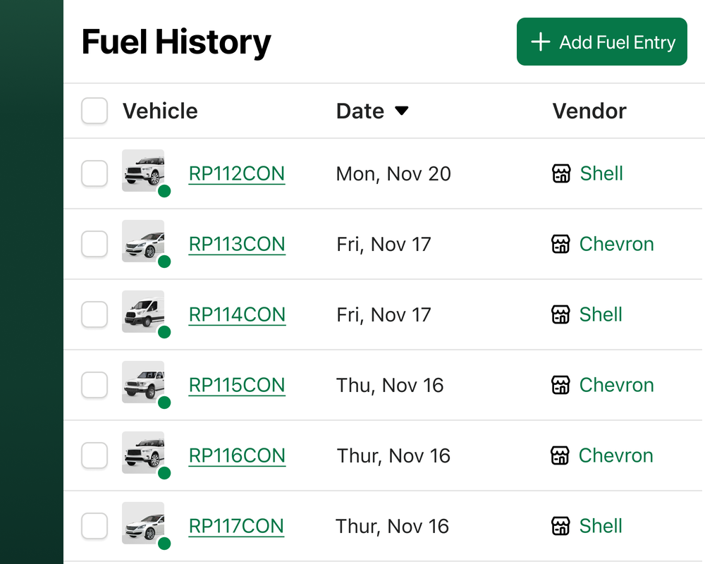 service reminders report