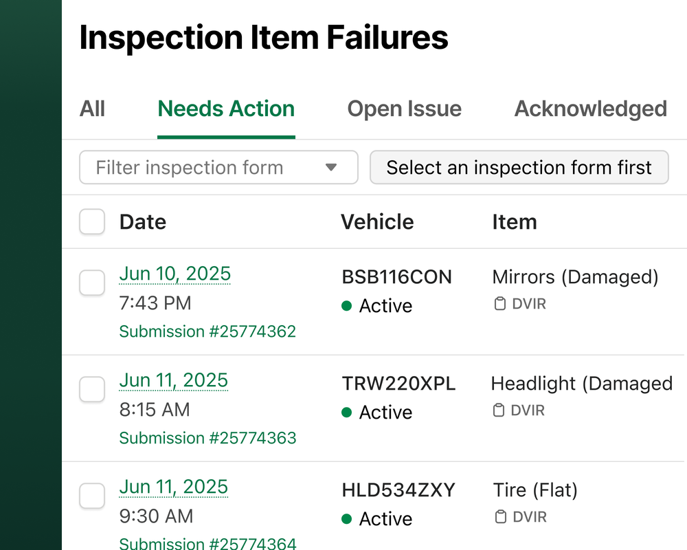 Location history of a vehicle in Fleetio