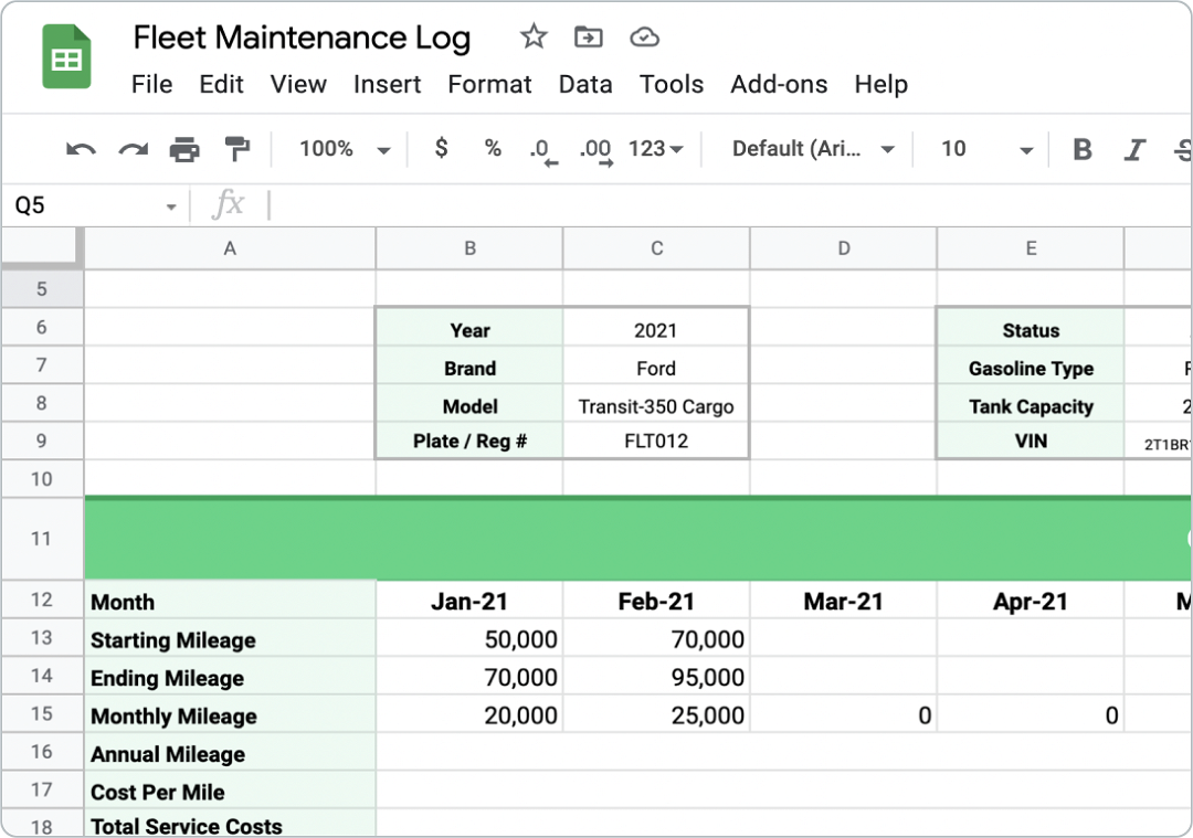 tracking sheet excel template